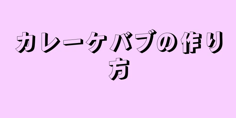 カレーケバブの作り方