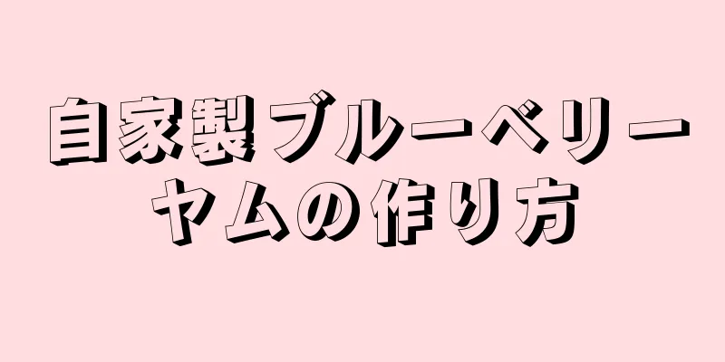 自家製ブルーベリーヤムの作り方