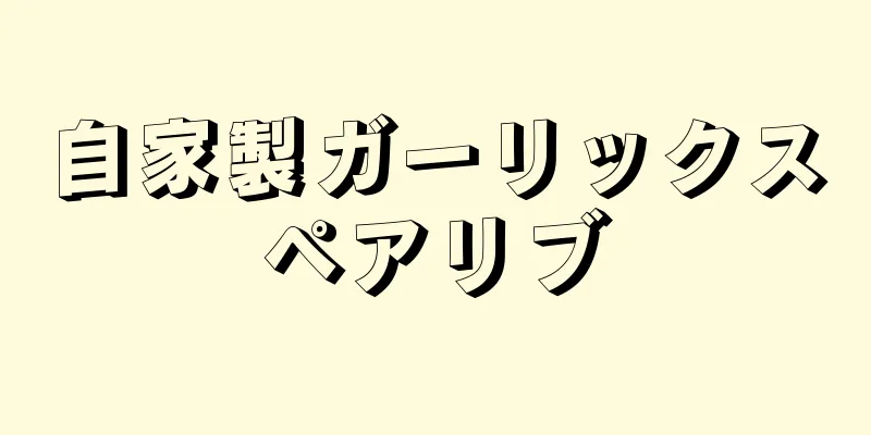 自家製ガーリックスペアリブ