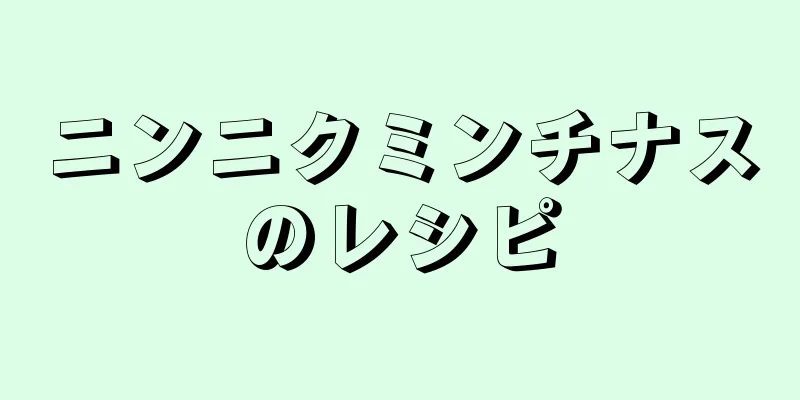 ニンニクミンチナスのレシピ