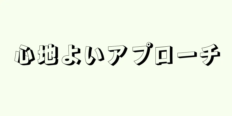 心地よいアプローチ