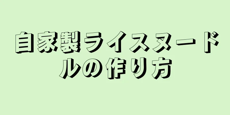 自家製ライスヌードルの作り方