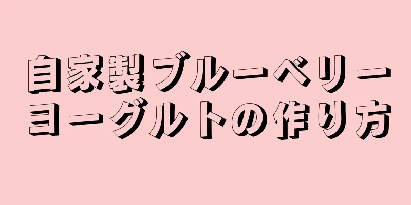 自家製ブルーベリーヨーグルトの作り方